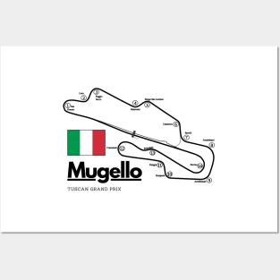 Mugello F1 Track Italy Posters and Art